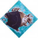 Big Fish (1986)
Rusted metal, oil, on canvas
41 x 41 cm