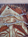 Kristu bil-Barbed Wire. Mixed media. Detail.