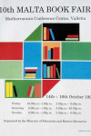 Malta Book Fair poster design, 1994