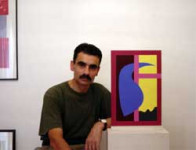 Me with Dynamics of a Blue Figure (1994). Photo taken in 2006.